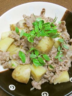 新じゃがと豚肉の甘辛煮-レシピのメイン写真