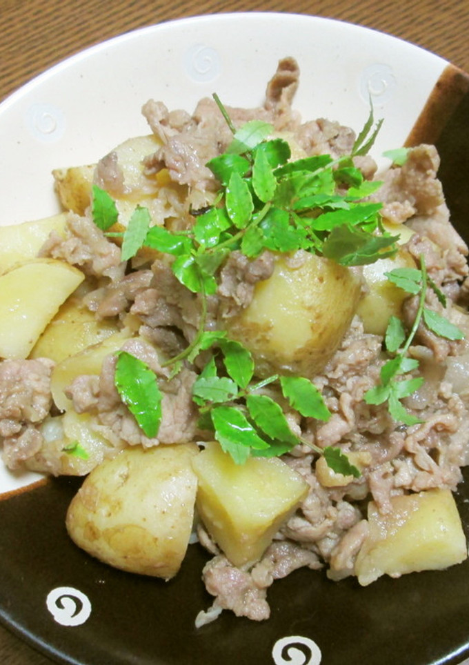 新じゃがと豚肉の甘辛煮-レシピのメイン写真