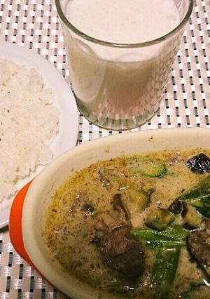 ラム肉のグリーンカレー-レシピのメイン写真