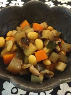 栄養満点♪フライパンで簡単♪五目豆-レシピのメイン写真