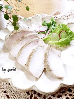 【作り置き】しっとり!ハーブ鶏ハム♪-レシピのメイン写真