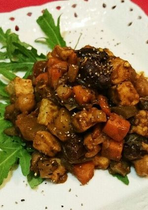 ７品目のヘルシー鶏ささみのドライカレー-レシピのメイン写真