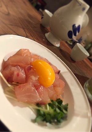 メダイのユッケ風刺身-レシピのメイン写真