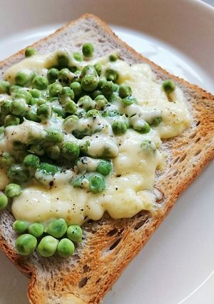 お豆たっぷりチーズトースト-レシピのメイン写真