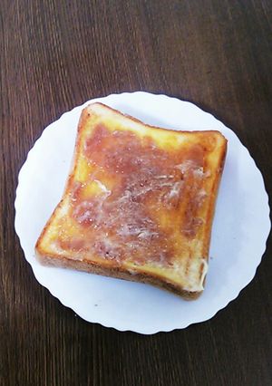 はちみつ梅バタートースト♪-レシピのメイン写真