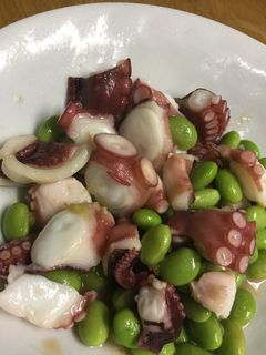 たこと枝豆の塩レモン炒め-レシピのメイン写真