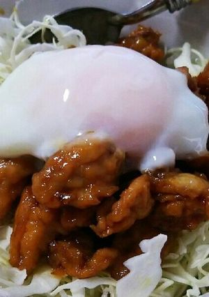 豚丼の温玉のせ-レシピのメイン写真