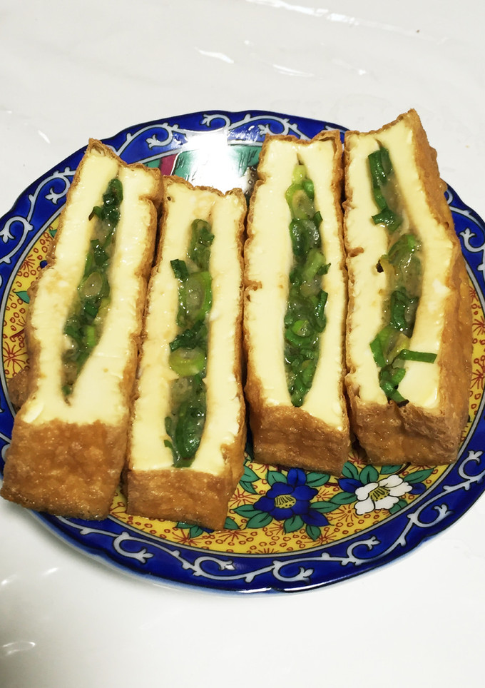 給料日前簡単厚揚げの味噌サンド-レシピのメイン写真