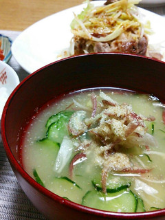 さっぱり冷たいお味噌汁 冷や汁-レシピのメイン写真