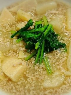 生姜香る♪かぶと筍とひき肉のとろとろ煮-レシピのメイン写真