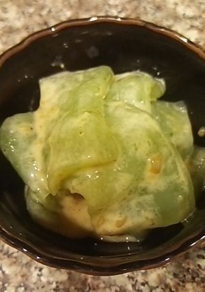 さしみコンニャクの梅ごま和え-レシピのメイン写真