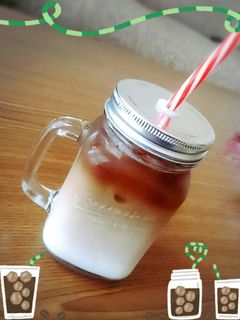 おしゃれ2層カフェオレ♪-レシピのメイン写真
