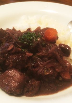 お手軽☆牛肉赤ワイン煮込み-レシピのメイン写真