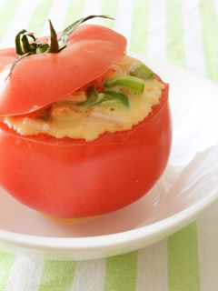 トマト丸ごと!たまごサラダ-レシピのメイン写真