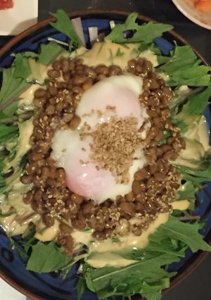 水菜納豆サラダ-レシピのメイン写真