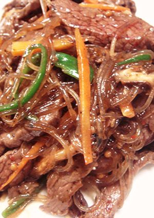 スタミナつけよう！牛赤身肉のチャプチェ-レシピのメイン写真