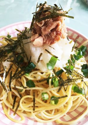 簡単♡ツナと大根おろしの和風パスタ-レシピのメイン写真