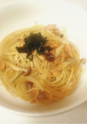 鮭としめじの和風パスタ-レシピのメイン写真