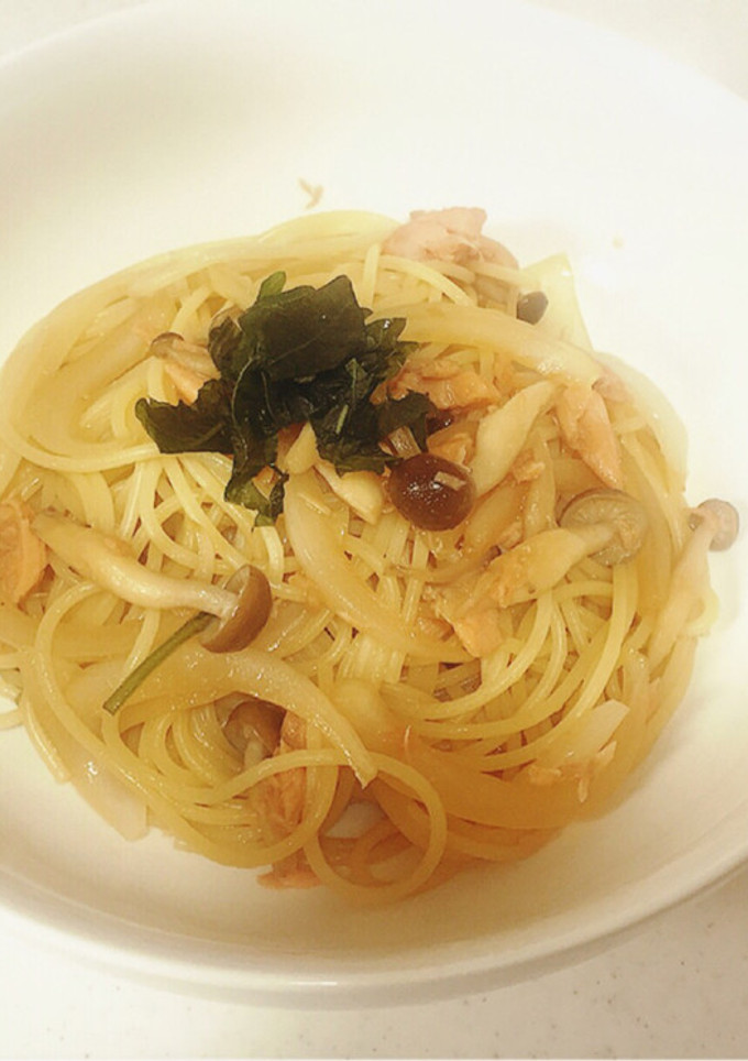鮭としめじの和風パスタ-レシピのメイン写真