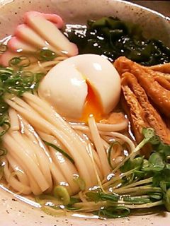 冷やしうどんなら、冷やしきつねうどん!-レシピのメイン写真