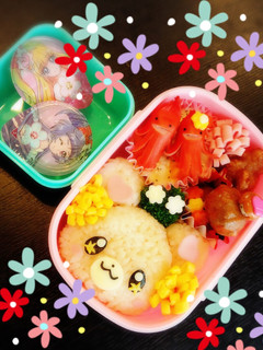 簡単!プリキュアモフルン☆キャラ弁-レシピのメイン写真