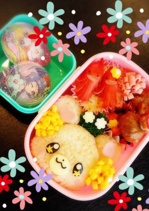 簡単！プリキュアモフルン☆キャラ弁-レシピのメイン写真