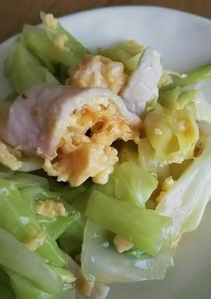 大量消費に！キャベツの中華風炒め-レシピのメイン写真