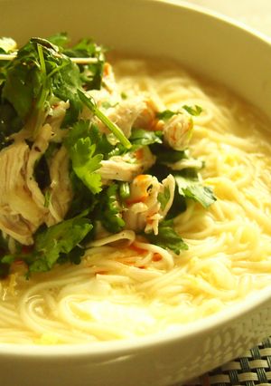 パクチーそうめん-レシピのメイン写真