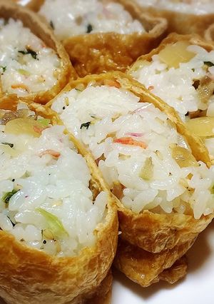 夏バテに負けないっ！らっきょういなりずし-レシピのメイン写真