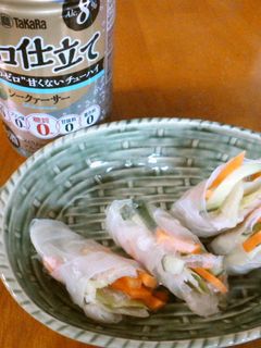 ヘルシーな生春巻き-レシピのメイン写真