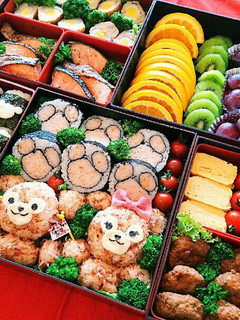 ダッフィー、シェリーメイ 運動会 お弁当-レシピのメイン写真