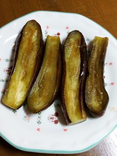 あまった茄子で焼き茄子-レシピのメイン写真