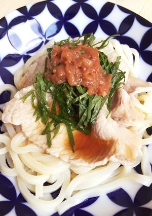 さっぱり♪豚しゃぶの梅肉うどん-レシピのメイン写真