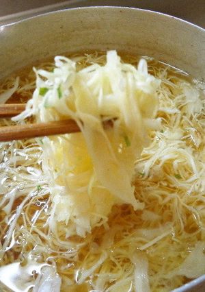 最速のキャベツ麺のラーメン-レシピのメイン写真