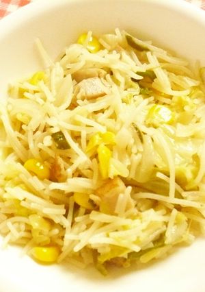 炒めビーフン・保育園給食-レシピのメイン写真