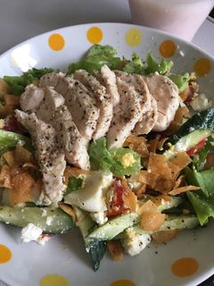 ゆで鶏のサラダ-レシピのメイン写真
