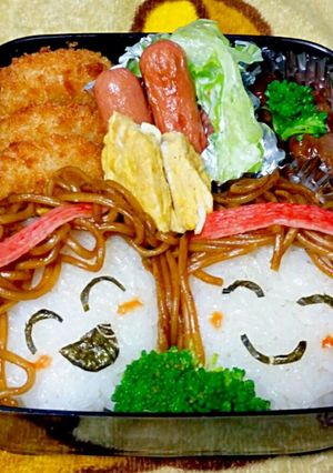運動会 簡単キャラ弁-レシピのメイン写真