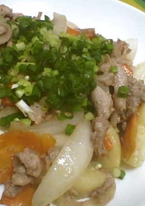 ガリバタ×焦がし醤油の豚じゃが風-レシピのメイン写真