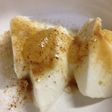 塩レモンをトッピングしたヨーグルト♪