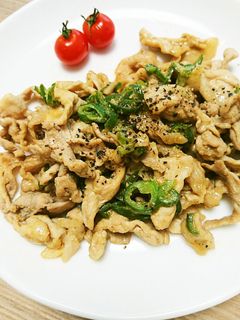 豚こまとピーマンの焼肉のたれマヨ炒め-レシピのメイン写真