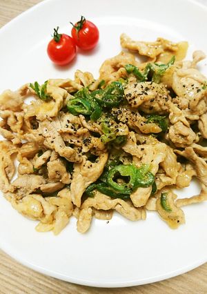 豚こまとピーマンの焼肉のたれマヨ炒め-レシピのメイン写真