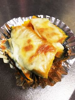 お弁当に!かぼちゃのチーズ焼き-レシピのメイン写真