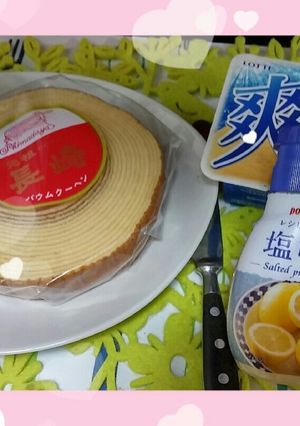 塩レモンでサッパリ♥バニラICEバーム-レシピのメイン写真