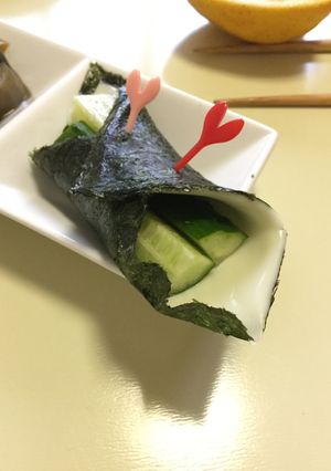 おつまみにも♪簡単!海苔チーズサラダ-レシピのメイン写真