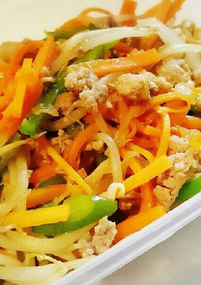 野菜たっぷり豚挽き肉の炒め物-レシピのメイン写真