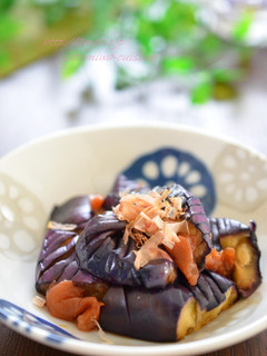 南高梅干で♪さっぱり☆茄子の梅酢煮-レシピのメイン写真