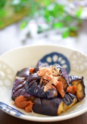 南高梅干で♪さっぱり☆茄子の梅酢煮-レシピのメイン写真