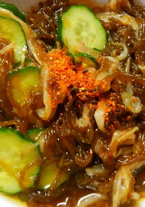 さっぱりキュウリともやし もずくの酢の物-レシピのメイン写真