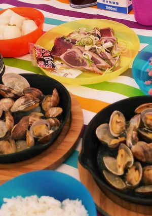 キャンプ飯★簡単！あさりのバター酒蒸し-レシピのメイン写真