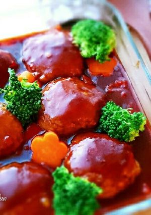 ふゎふゎ豆腐ハンバーグ✾デミグラ仕立て-レシピのメイン写真
